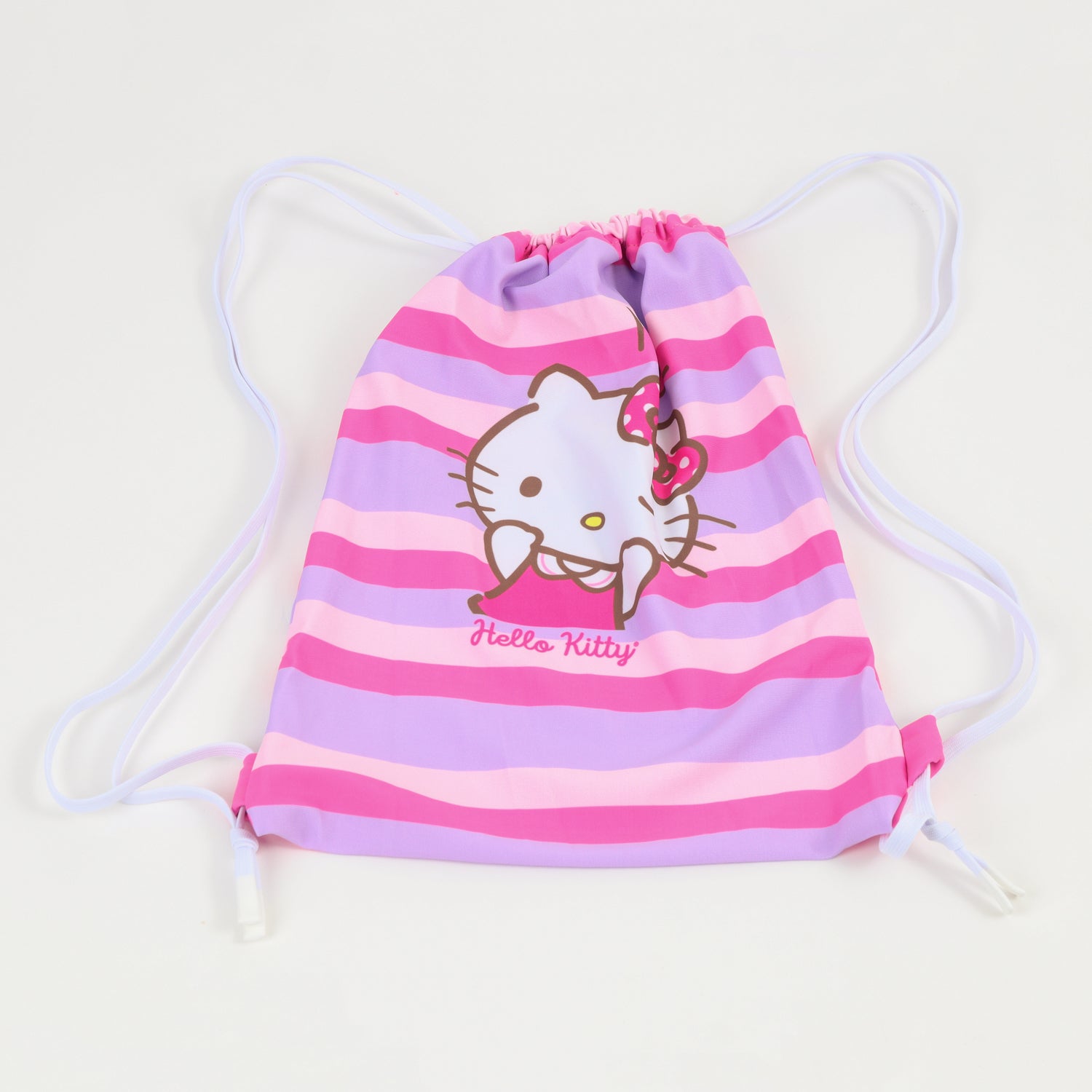 Traje de baño Niña Rosado Rayas Estampado Hello Kitty